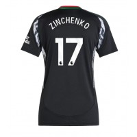 Maglia Calcio Arsenal Oleksandr Zinchenko #17 Seconda Divisa Donna 2024-25 Manica Corta